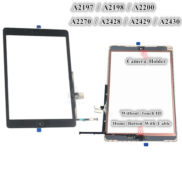 iPad 7/8 2019/2020 10.2" Touchscreen & Hemknapp