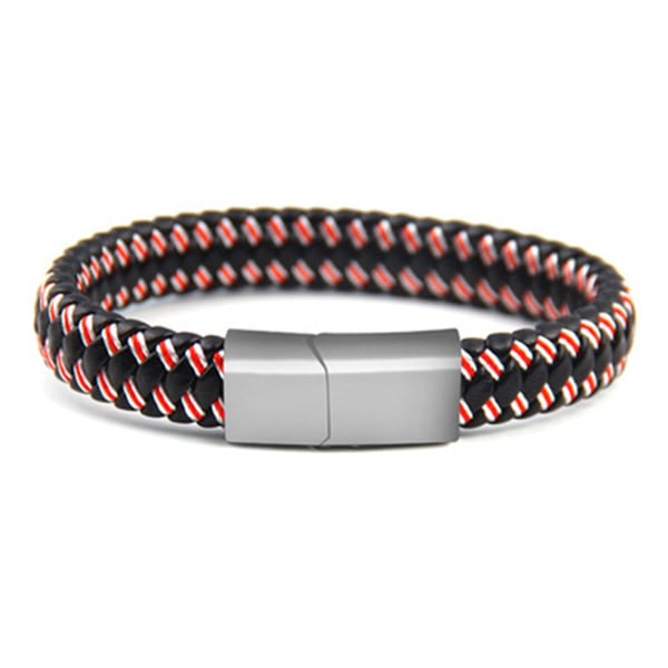Stilsäkert Hållbart Flerfärgat Flätat Armband