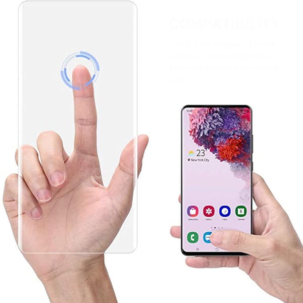 2-PACK Galaxy S21 Plus Mjukt Skärmskydd PET 0,2mm
