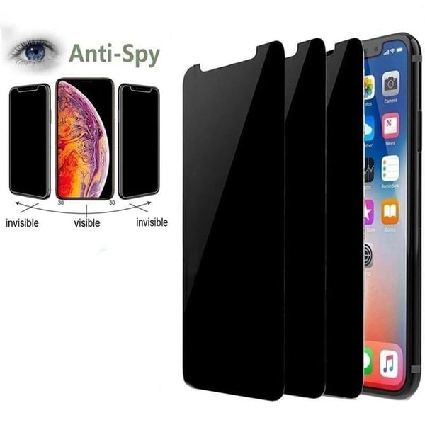 3-PACK Anti-Spy Skärmskydd 0,3mm iPhone 12