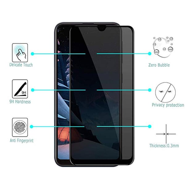 3-PACK Anti-Spy Skärmskydd HD 0,3mm Galaxy A22 5G