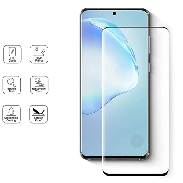 3-PACK Galaxy S20 Plus Skärmskydd 3D CASE-F 0,2mm HD-Clear