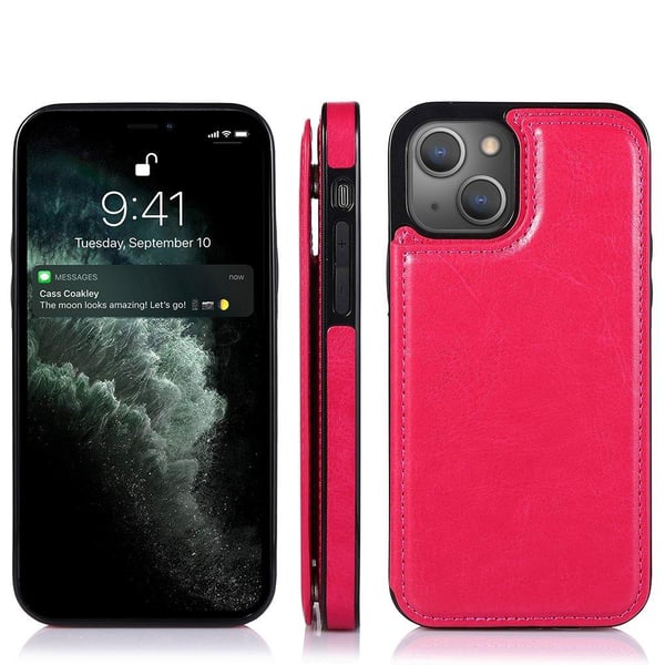 Genomtänkt Skal med Kortfack - iPhone 13 Mini