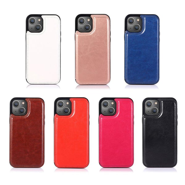 Genomtänkt Skal med Kortfack - iPhone 13 Mini