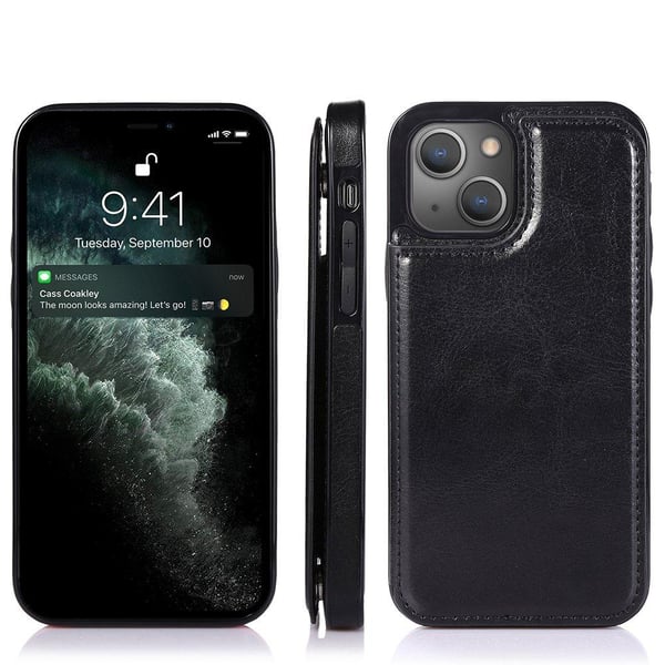 Genomtänkt Skal med Kortfack - iPhone 13 Mini