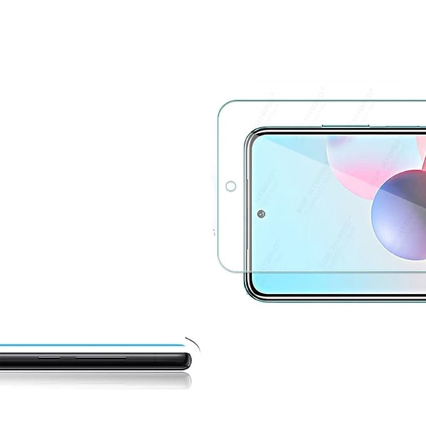 3-PACK Redmi Note 10S Standard Skärmskydd HD 0,3mm