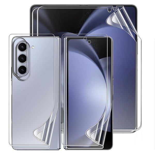 4-in-1 Z Fold 5 Hydrogel Skärmskydd & Kameralinsskydd