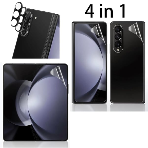 4in1 Z Fold 5 Hydrogel Skärmskydd & 2.5D Kameralinsskydd