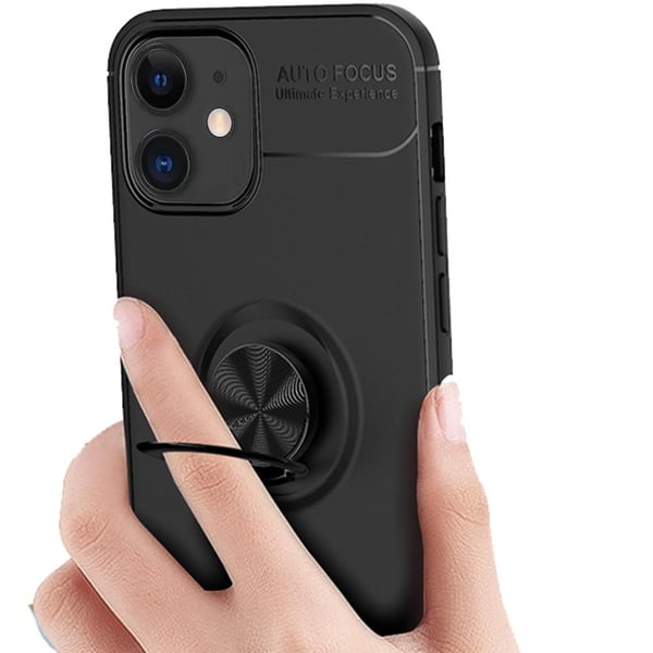 iPhone 12 - Stilrent AUTO FOCUS Skal med Ringhållare