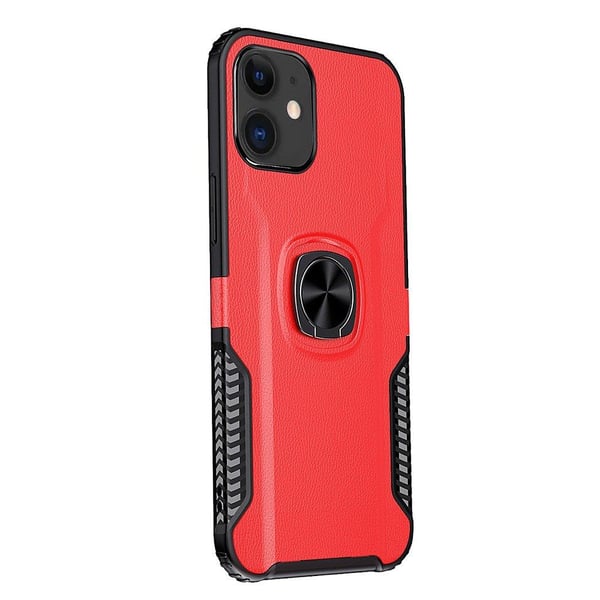 iPhone 12 - Stilsäkert Skyddande Skal med Ringhållare