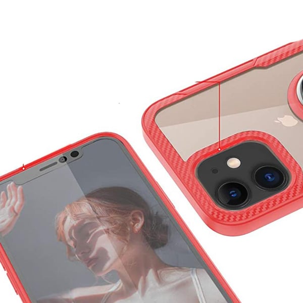iPhone 12 - Praktiskt LEMAN Skal med Ringhållare