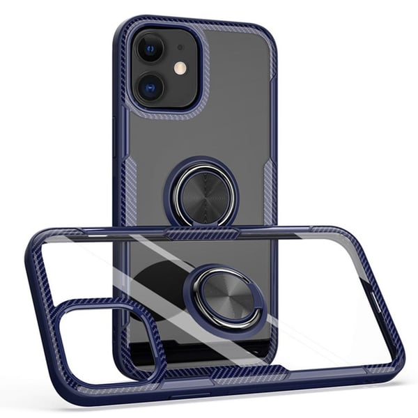 iPhone 12 - Praktiskt LEMAN Skal med Ringhållare