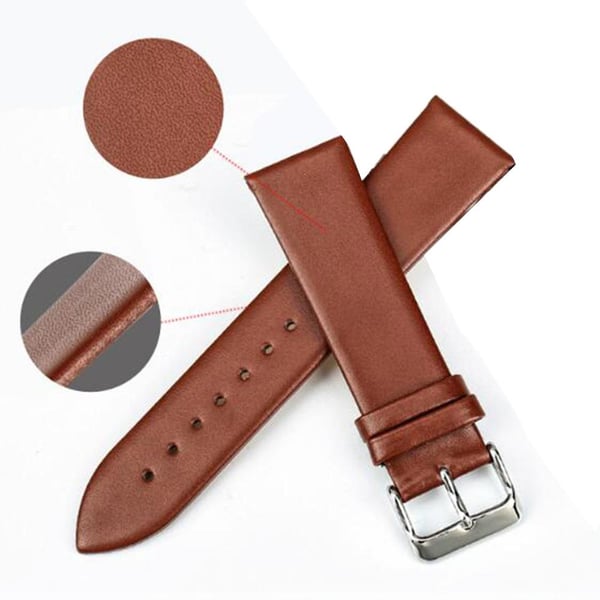 Stilsäkert Smooth Klockarmband PU-Läder
