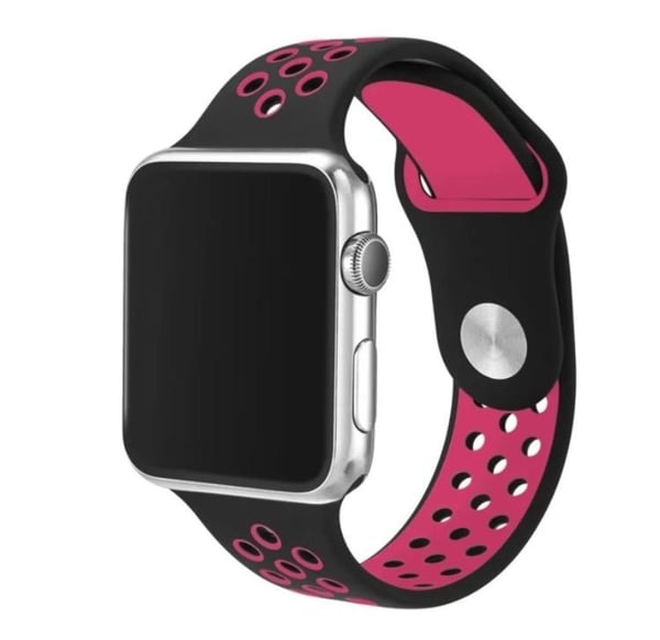 Apple Watch 4 - 42/44/45/49mm - HUTECHs Stilrena Silikonarmband