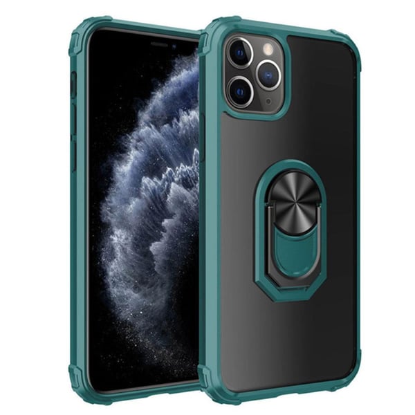 iPhone 12 Pro Max - Skyddande Praktiskt Skal med Ringhållare