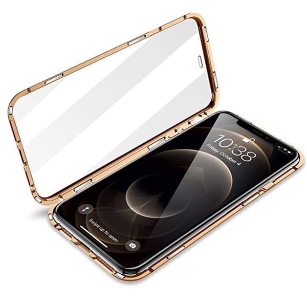 iPhone 12 Pro Max - Praktiskt Skyddande Magnetiskt Dubbelskal