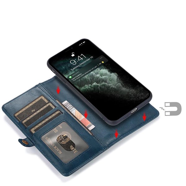 iPhone 12 Pro Max - Praktiskt 2-1 Plånboksfodral