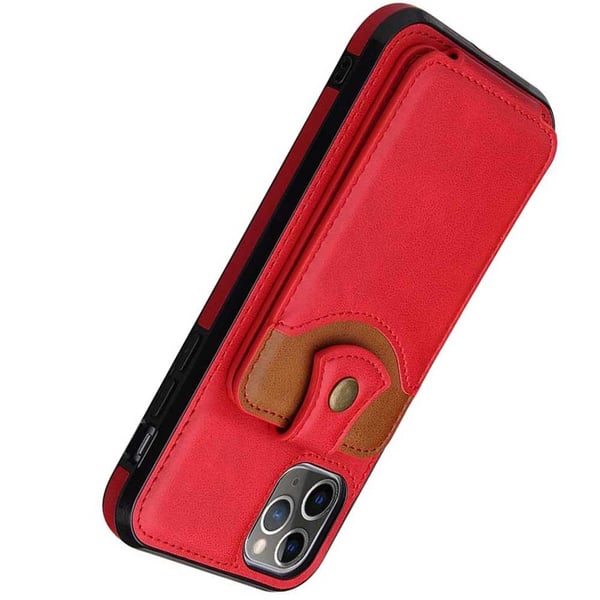 iPhone 12 Pro Max - Stilrent Smidigt Skal med Korthållare