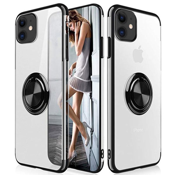 iPhone 12 - Praktiskt Stilrent Skal med Ringhållare