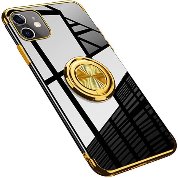 iPhone 12 - Praktiskt Stilrent Skal med Ringhållare