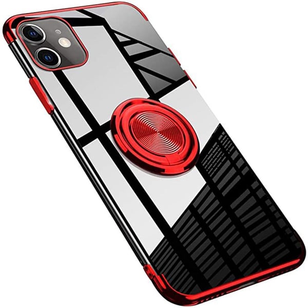 iPhone 12 - Praktiskt Stilrent Skal med Ringhållare