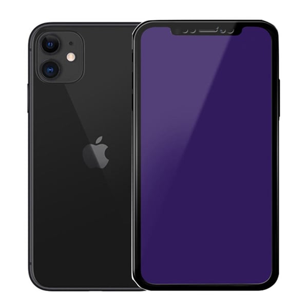 iPhone XR 2-PACK Skärmskydd Anti-Blueray 2.5D Carbon 9H 0,3mm