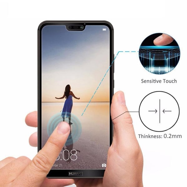 P20 Pro 3-PACK Skärmskydd Standard 9H 0,3mm HD-Clear