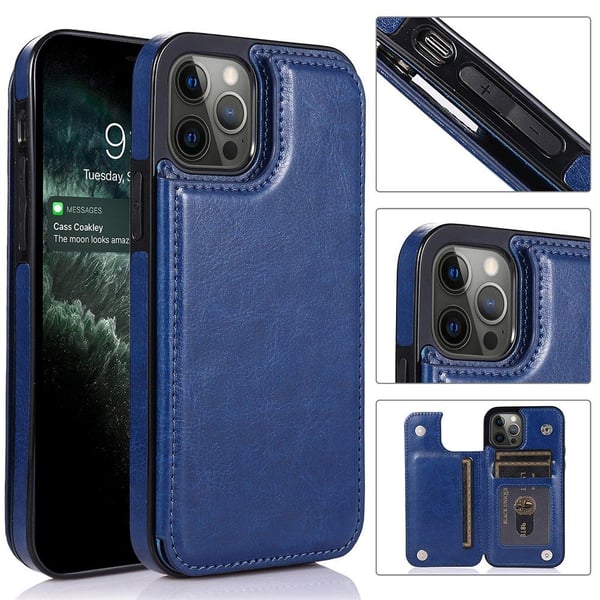iPhone 12 Pro - Genomtänkt Nkobee Skal med Korthållare