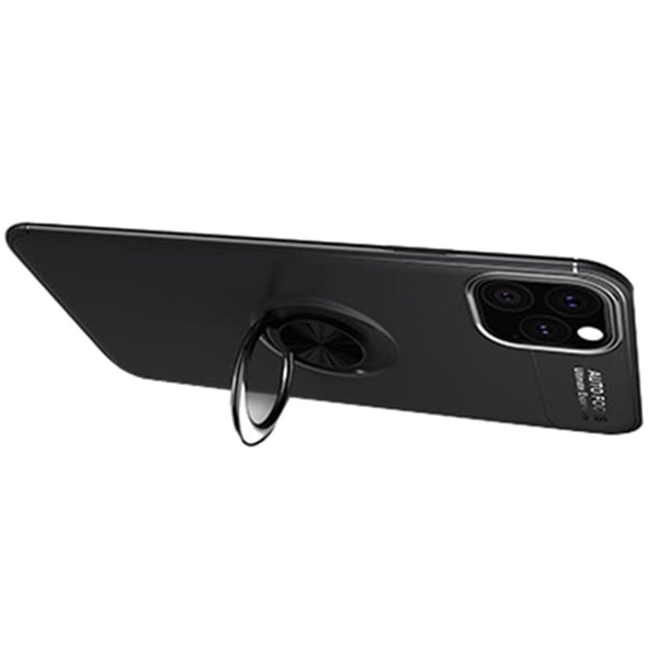 iPhone 12 Mini - Skyddande Praktiskt Skal med Ringhållare