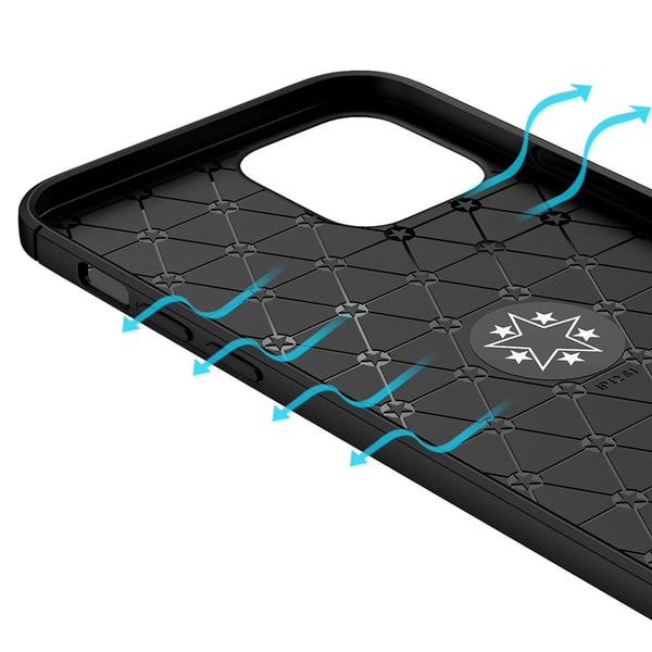iPhone 12 Pro Max - Stilsäkert Skyddsskal med Ringhållare