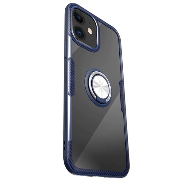 iPhone 12 Mini - Stilsäkert Skyddande Skal med Ringhållare LEMAN