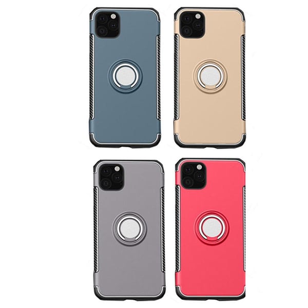 iPhone 12 Pro Max - Praktiskt Stilrent Skal med Ringh�llare