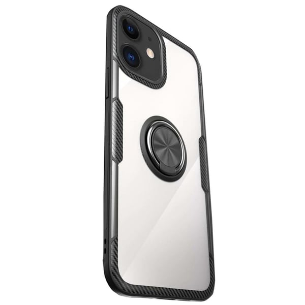 iPhone 12 Mini - Stilsäkert Skyddande Skal med Ringhållare LEMAN