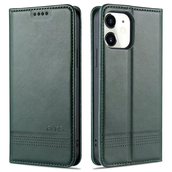 iPhone 12 - Stilrent Praktiskt Plånboksfodral (AZNS)