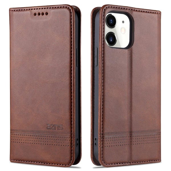 iPhone 12 - Stilrent Praktiskt Plånboksfodral (AZNS)