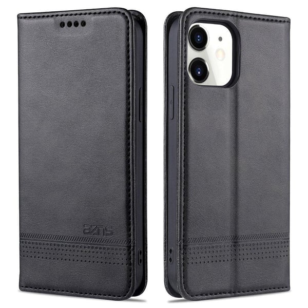 iPhone 12 - Stilrent Praktiskt Plånboksfodral (AZNS)