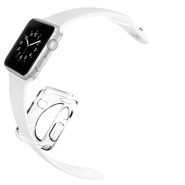 Skyddande Apple Watch Series 1/2/3 Silikonskal