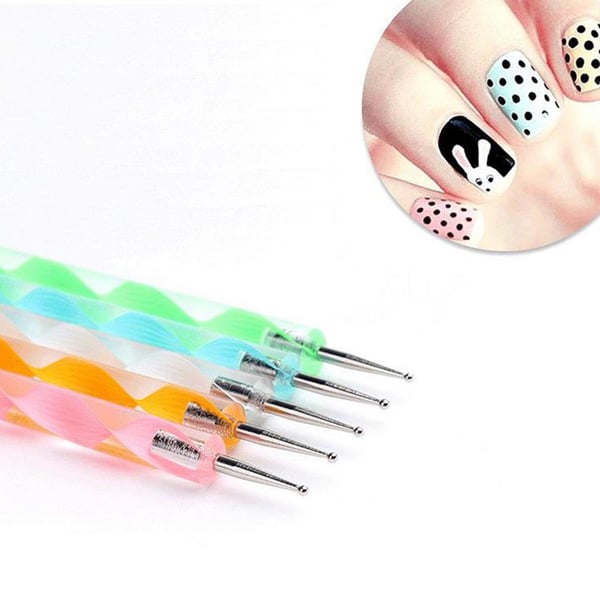 Praktiskt 5st Dottingpennor för Nagellack