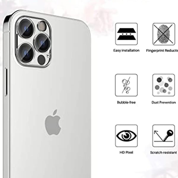 3-in-1 iPhone 12 Pro Fram- & Baksida + Kameralinsskydd