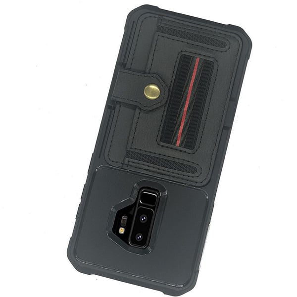 Samsung Galaxy S9 Plus - Praktiskt Stilrent Skal med Korthållare