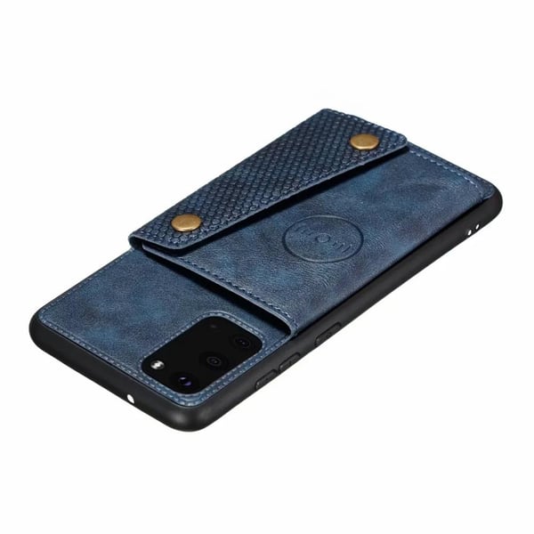 Samsung Galaxy S20 FE - Praktiskt Retro Skal med Korthållare