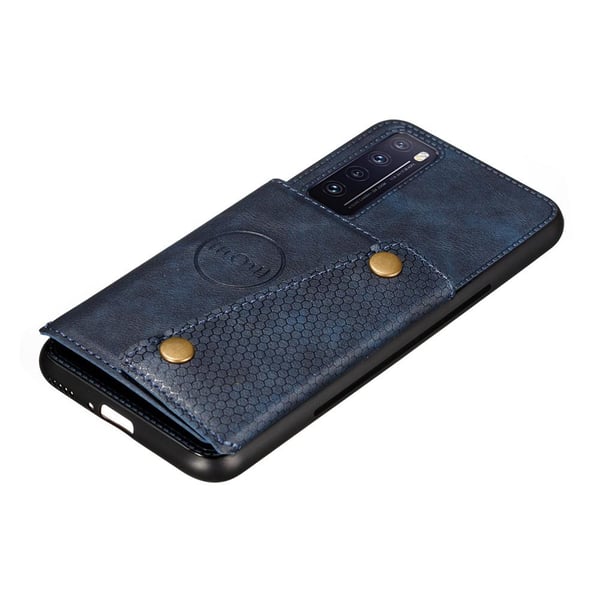 Huawei P Smart 2021 - Stilrent Skal med Korthållare RETRO