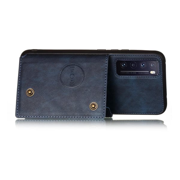 Huawei P Smart 2021 - Stilrent Skal med Korthållare RETRO