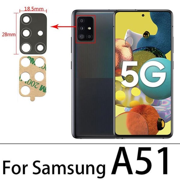 Samsung Galaxy A51 Bakre Kamerafälglins Reservdel