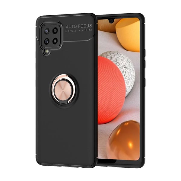 Samsung Galaxy A42 - Kraftfullt Stilrent Skal med Ringhållare