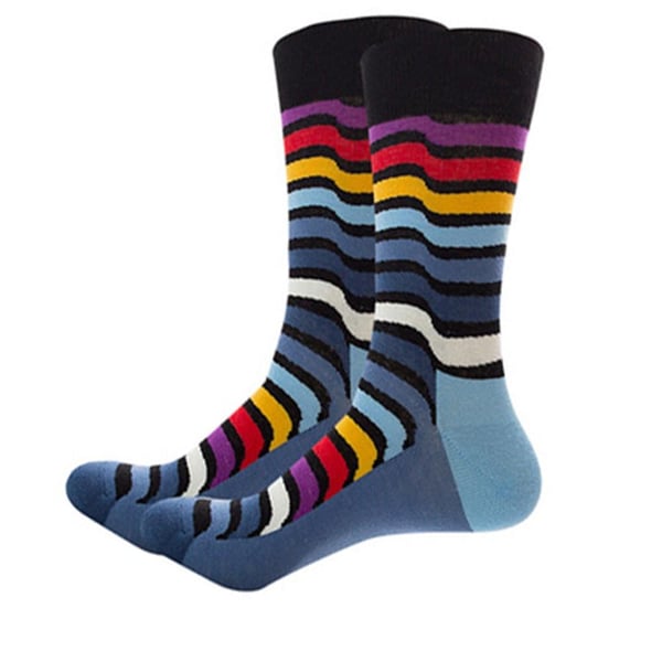 7-Pack Mjuka Bekväma Färgglada Strumpor UNISEX