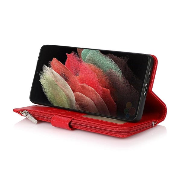 Samsung Galaxy S21 Ultra - Stilsäkert Smidigt Plånboksfodral