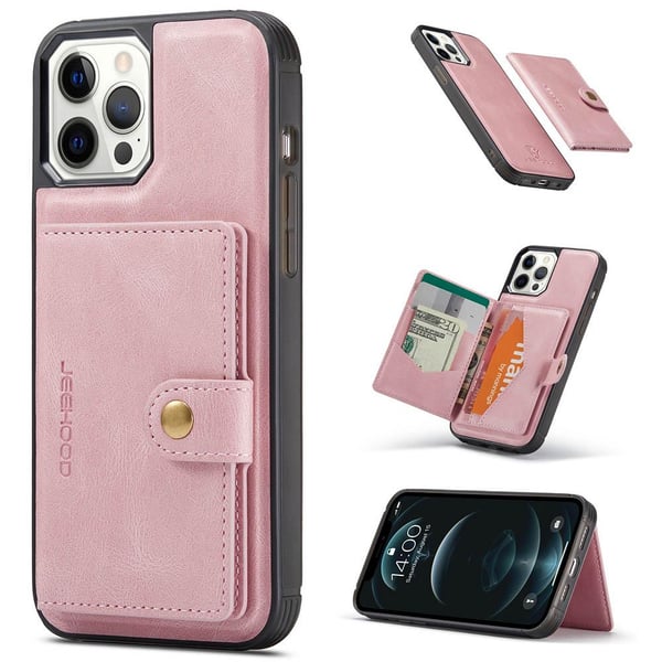 iPhone 12 Pro - Effektfullt Stilsäkert Skal med Kortfack
