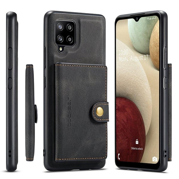 Samsung Galaxy A42 - Stilsäkert Skal med Korthållare