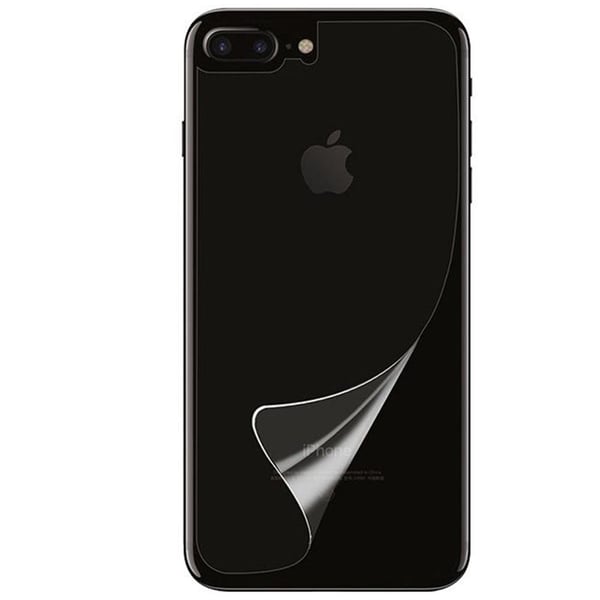 2-PACK iPhone 8 Plus Mjukt Baksida Skärmskydd PET 9H 0,2mm